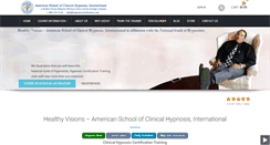 Desktop Screenshot of hypnosiscertification.com